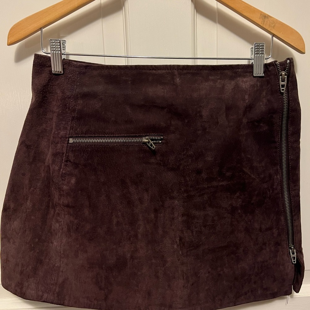 Blank NYC suede mini skirt